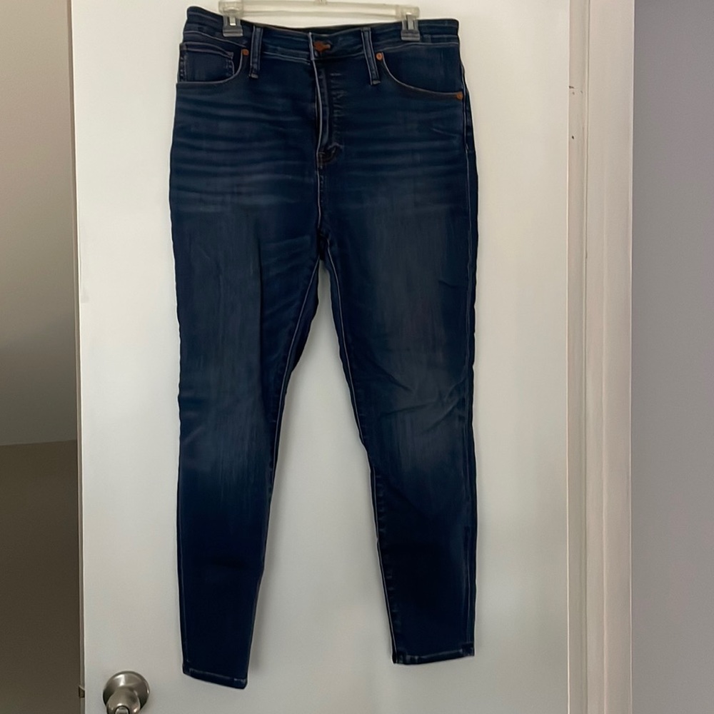 Madewell Jeans size 32 curvy high rise skinny